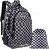 Kruzzel 24530 Školský batoh 22 L, šachovnicový 2 v 1