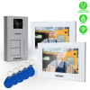 EVOLVEO DoorPhone AP2-2 drôtový videotelefón pre dva byty s aplikáciou, biely DPAP2-W