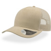 Atlantis Headwear Kšiltovka Rapper Suede Trucker, 5 panelová COT33019612599-beige UNI Béžová