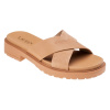 Dámske Šlapky LAUREN RALPH LAUREN SOFT NAPPA/KIDSUEDE-KELSIE-SN-FSA 802904251001 – Béžová
