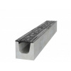 Betonový žlab C250 s litinovou mříží H160 (1000 x 145 x 160 mm)