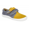 Barefoot dětské tenisky Beda - Denim žluté