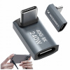 Uhlový adaptér Wozinsky WPKF-01 USB-C - USB-C čierny
