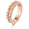 Rosato Originální bronzový prsten se zirkony Cubica RZA014 Obvod: 54 mm