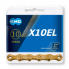 KMC Reťaz MTB KMC X10 EL Ti-N 114ČL - Zlatá