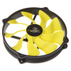 Akasa Viper R PWM Fan, black/yellow - 140mm AK-FN073