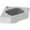 GEBERIT iCon rohové závesné umývadielko s otvorom, bez prepadu, 460 x 330 mm, s povrchom KeraTect, 124729600