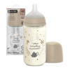 SUAVINEX SKLENENÁ FĽAŠA SX PRO STREDNÝ PRIETOK WONDERLAND 240ML BÉŽOVÁ 3M+