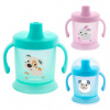 Canpol babies Hrníček nevylévací Smiley Dog 200 ml zelený