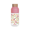 Quokka Plastová fľaša Ice Pink Flowers 570 ml