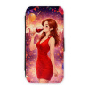 Knižkové puzdro Creative Case 01 Žena s Vínom – Samsung Galaxy A17 5G