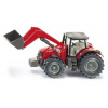 Siku Farmer 1985 traktor Massey Ferguson s červeným nakladačom 1:50