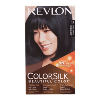 Revlon Colorsilk Beautiful Color barva na vlasy na všechny typy vlasů 59.1 ml odstín 12 Natural Blue Black pro ženy