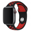 AW Športový remienok na Apple Watch - Čierno-červený Veľkosť / Rozteč: 38/40/41/42mm, Dĺžka remienka: Pánsky - M/L (15 - 21cm), Farba: Čierno-červený IR-AWSPRT07