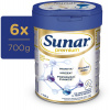 Sunar Premium 2 pokračovacie dojčenské mlieko, 6× 700 g