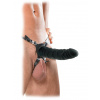 Pipedream Fetish Fantasy Extreme 7 Inch Hollow Strap-On - Black