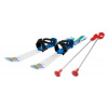 Plastkon Lyže Baby Ski - 90 cm, biela a modrá
