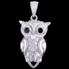 Silver.ag Prívesok strieborný, zirkón, sova P1032