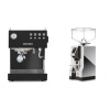 Ascaso Steel DUO, Black + Eureka Mignon Specialita, CR chrome