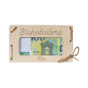 Drevená obálka na peniaze – Blahoželáme