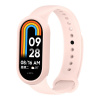 eses Silikónový remienok a rámček pre Xiaomi Smart Band 8 a 9 - Ružový