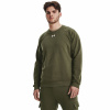 UNDER ARMOUR Rival Fleece Crew, Green - XXL