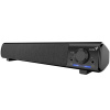 Genius 220BT, Reproduktor, soundbar, 4W RMS, Bluetooth, USB/USB-C, AUX (3,5mm jack), slúchadlový výstup, čierny