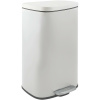 Spirella Pedálový odpadkový kôš soft-close Akira 30 l, matná biela, 30 l