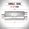 MagnaFlow 12148 tlumič výfuku 57 mm