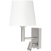 Rabalux Harvey nástenná lampa 2x W biela-chrómová-saténová 6539