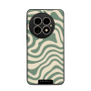 Lesklý kryt Mobiwear Glossy - OnePlus 13 - GA57G Zelené a béžové zkrouceniny (Prémiové lesklé pouzdro, obal, kryt Mobiwear Glossy na mobil OnePlus 13 - GA57G Zelené a béžové zkrouceniny, materiál Plas