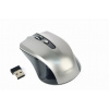 GEMBIRD myš MUSW-4B-04-GB, šedo-černá, bezdrátová, USB nano receiver