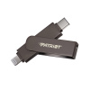 Patriot iLuxe Stick C MFi/128GB/USB 3.2/Lightning + USB-C/Čierna (PI128GSKM30CL)