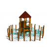 Playground System Detské ihrisko šplhacia zostava z agátu - Vodná tvrz