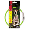 Dog Fantasy LED Obojok s nabíjaním zelený 45cm