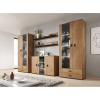 Cama Meble Obývačka SOHO 10, dub lefkas/čierna