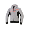 Textilní bunda CHROME SUPERAIRFLOW, ALPINESTARS (černá/světle šedá/červená fluo, vel. L)