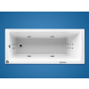 Santech SPRING obdĺžniková masážna vaňa 140x70 Body 300 +autom.dohrievanie vody ZADARMO B300SPR140