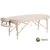 Fabulo Skladací masážny stôl GURU Oval Set Farba: krémová 192 x 76 cm 16,3 kg 3 farby
