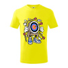 Lukostreľba komiks - Tričko detské bavlnené - 158 cm/12 rokov ( Citrónová )