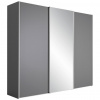 Moderano SKRIŇA S POS. DVER. – HOR.VED, tmavosivá, 280/240/68 cm - Skrine - 000531038901