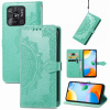 Peňaženkové kožené puzdro MANDALA na Xiaomi Redmi 10C – Zelená