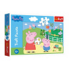 Puzzle Prasiatko Peppa / Peppa Pig Zábava s priateľmi 33x22cm 60 dielikov v krabičke 21x14x4cm