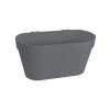 Kvetináč Loft Urban Green wall Duo antracitový 28x13 cm