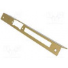 Čelný plech uhlová,ľavá pre elektromagnetický zámok zlatá