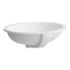 Laufen Savoy umývadlo 50x41 cm oválny podpultové umývadlo biela H8189437571551