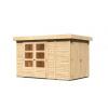 Dřevěný domek KARIBU RETOLA 3 (82954) natur LG3372