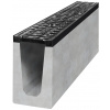 Odvodňovací betónový žľab BIELBET B125 s liatinovou mrežou 1000 x 150 x 250 mm