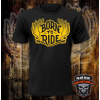 Motorkárske tričko Born to Ride (Mototričko so zlatou potlačou Born to Ride)