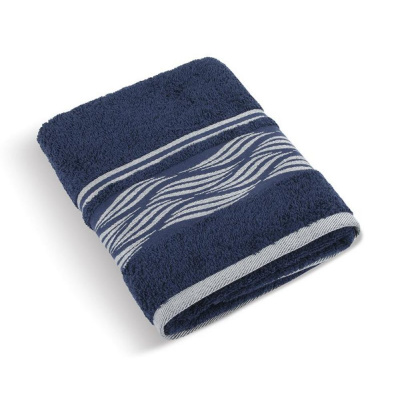 Bellatex Froté ručník a osuška kolekce Vlnka - Osuška 70x140 cm modrá